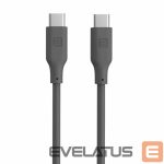 Кабель Evelatus  Evelatus USB C to USB C Silicone Cable 1.2M 60W / 20V3A Grey