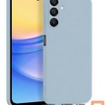 Чехол на заднюю панель Evelatus Samsung Galaxy A15 Premium Soft Touch Silicone Case Grey Blue