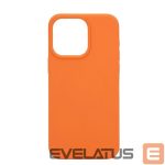 Чехол на заднюю панель Connect Apple iPhone 15 Pro Max Premium Magsafe Soft Touch Silicone Case New Function Orange