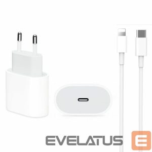 Адаптер DCO  IP12 20W PD Type-C Plug Fast Charger with Lightning Cable A234 White