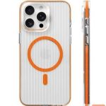 Чехол на заднюю панель Evelatus Apple iPhone 16 Suitcase MagSafe Case Transparent Orange