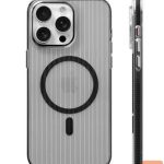 Чехол на заднюю панель Evelatus Apple iPhone 16 Suitcase MagSafe Case Transparent Black