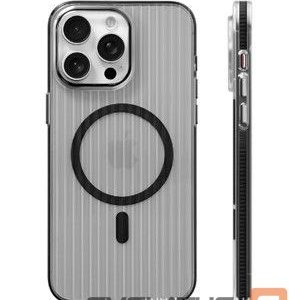 Чехол на заднюю панель Evelatus Apple iPhone 16 Pro Max Suitcase MagSafe Case Transparent Black