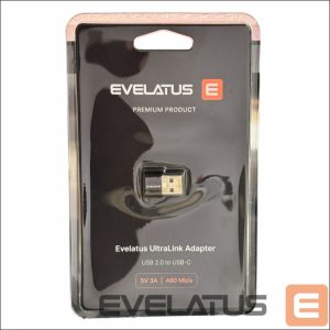 Переходник Evelatus  Evelatus UltraLink OTG Adapter USB 3.0 to USB-C 5V 3A  |  480 Mb/s Abyss Blue