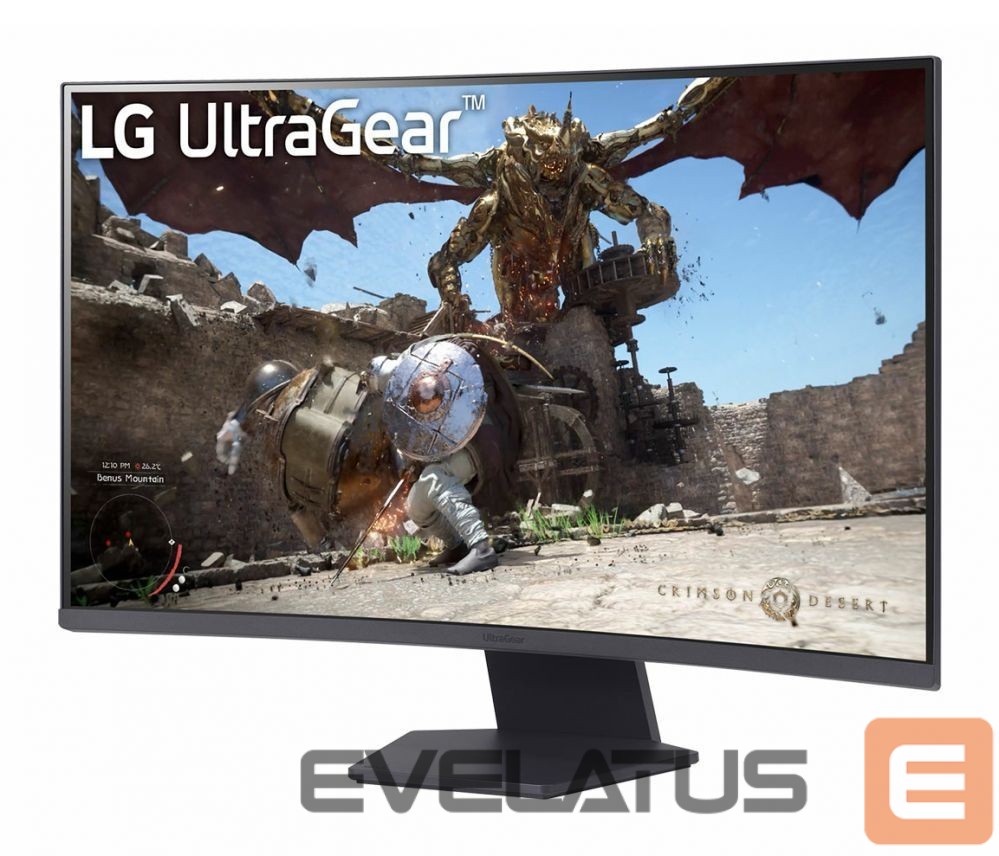 Монитор LG 32GS60QC-B | 32 " | VA | QHD | 16:9 | 180 Hz | 1 ms | 2560 x 1440 pixels | 300 cd/m² | HDMI ports quantity 2