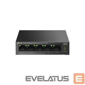 Коммутатор TP-Link  NET SWITCH 5PORT 10/100M 4POE+/LS105LP 
