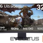 Монитор LG  MONITOR LCD 32" VA/32GS60QC-B 