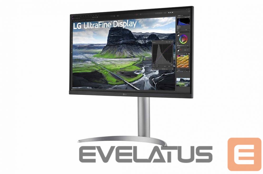 Монитор LG 27UQ850V-W.AEU 27“ 3840x2160/IPS/16:9/5ms/400cd/m2/DisplayPort,HDMI,Headphone Out |