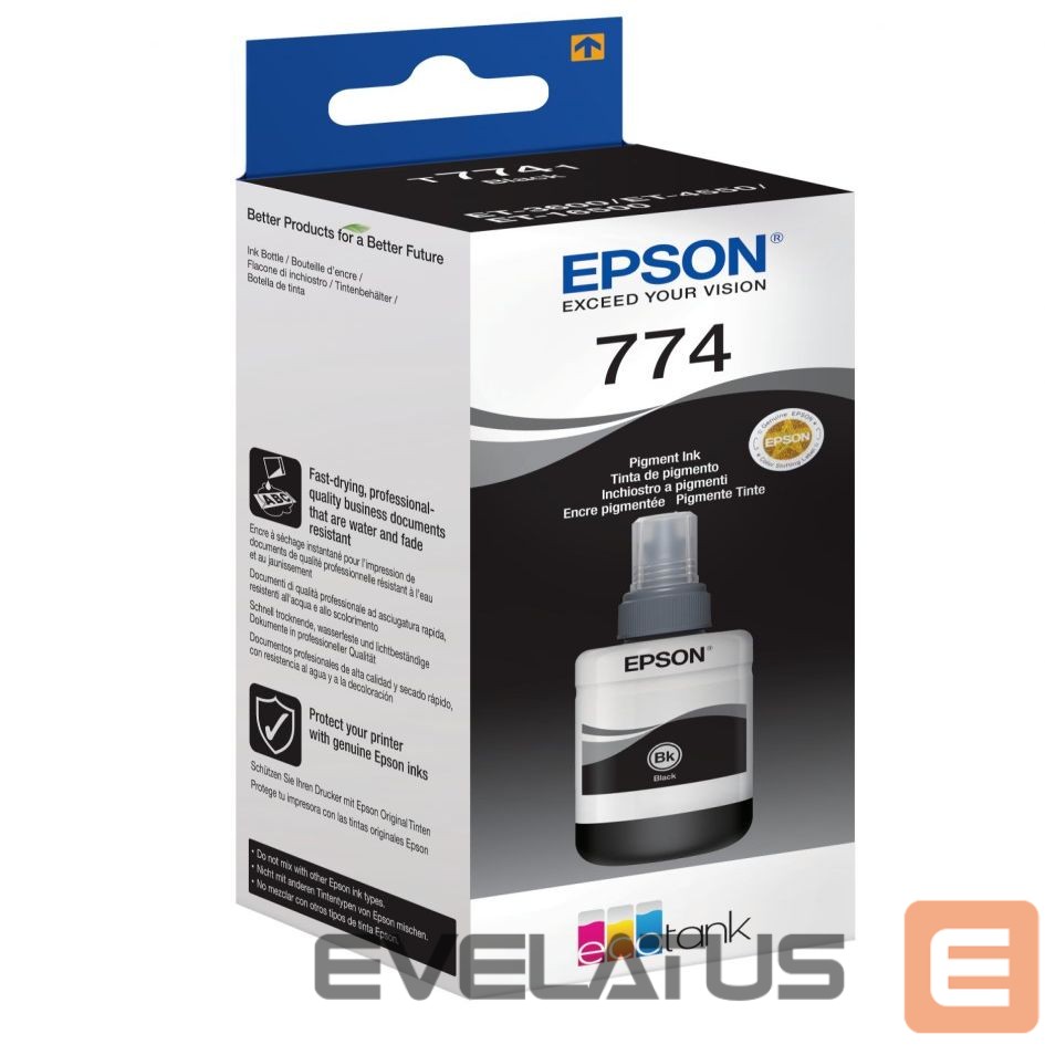 Аксессуары и расходные материалы EPSON T7741 Ink bottle 140ml Ink Cartridge, Black