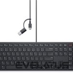 Компьютерная клавиатура Dell  | Collaboration Keyboard | KB525C | Keyboard | Wired | US (QWERTY) | Black | USB-C 