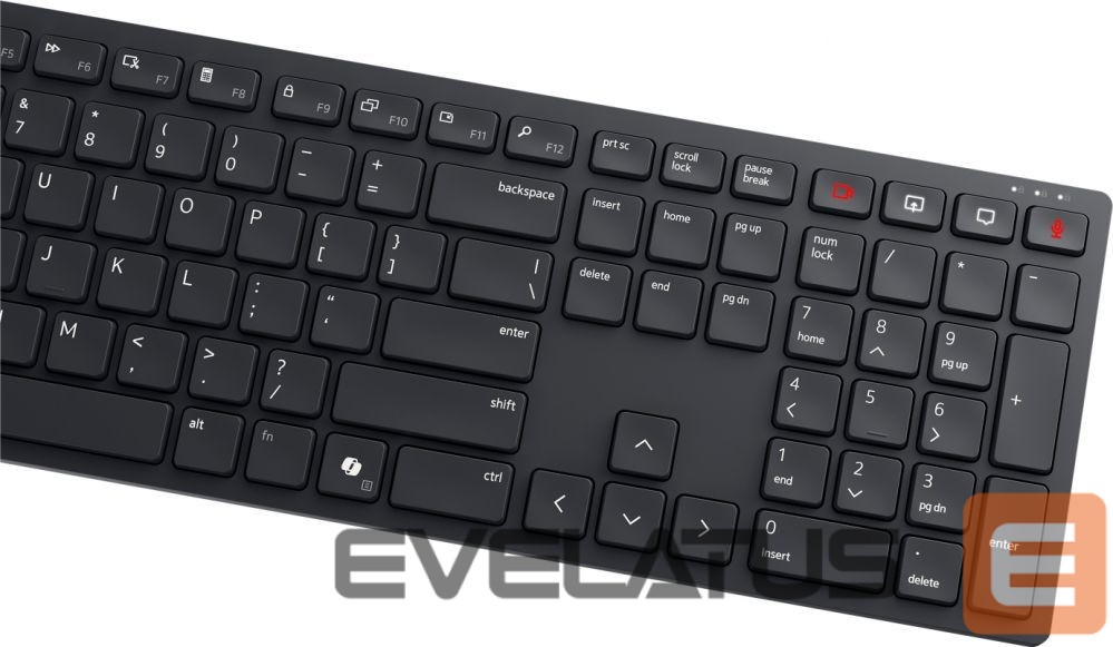 Компьютерная клавиатура Dell | Collaboration Keyboard | KB525C | Keyboard | Wired | US (QWERTY) | Black | USB-C