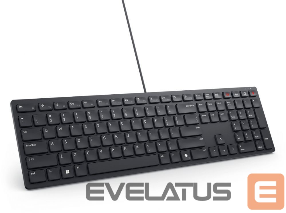 Компьютерная клавиатура Dell | Collaboration Keyboard | KB525C | Keyboard | Wired | US (QWERTY) | Black | USB-C