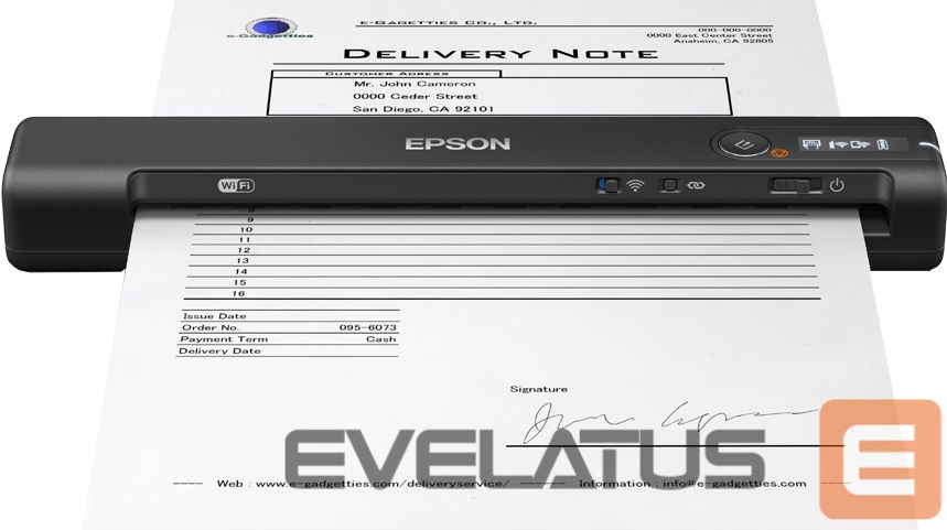 Принтер EPSON Wireless Mobile Scanner WorkForce ES-60W Colour, Document
