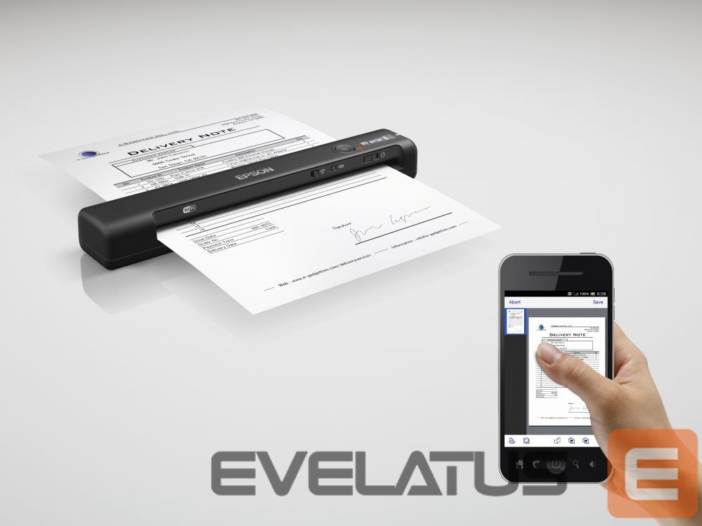 Принтер EPSON Wireless Mobile Scanner WorkForce ES-60W Colour, Document
