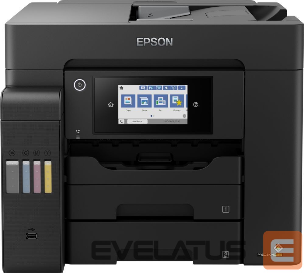 Принтер EPSON Multifunctional Printer EcoTank L6550 Colour, Inkjet, A4, Wi-Fi, Black