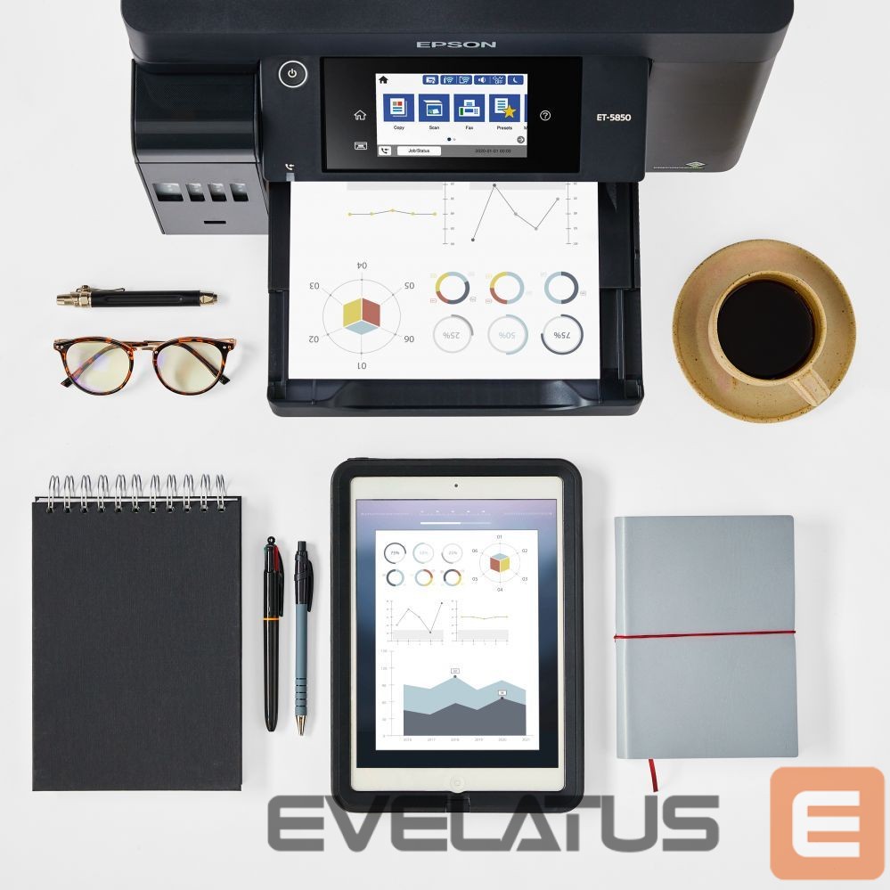 Принтер EPSON Multifunctional Printer EcoTank L6550 Colour, Inkjet, A4, Wi-Fi, Black