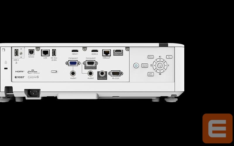 Принтер EPSON Laser Projector EB-L530U WUXGA (1920x1200), 5200 ANSI lumens, White, Lamp warranty 12 month(s)