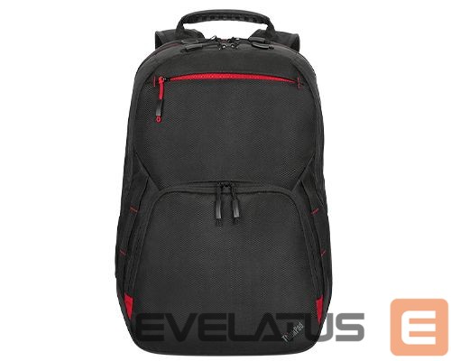 Сумка для портативных компьютеров Lenovo ThinkPad Essential Plus 15.6-inch Backpack (Sustainable & Eco-friendly, made with recycled PET: Total 28% Exterior: 60%) Black