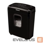 Офисные принадлежности Fellowes  Powershred 6M Black, 13 L, Credit cards shredding, Mini-Cut Shredder, Paper handling standard/output 6 sheets per pass, Warranty 24 month(s)