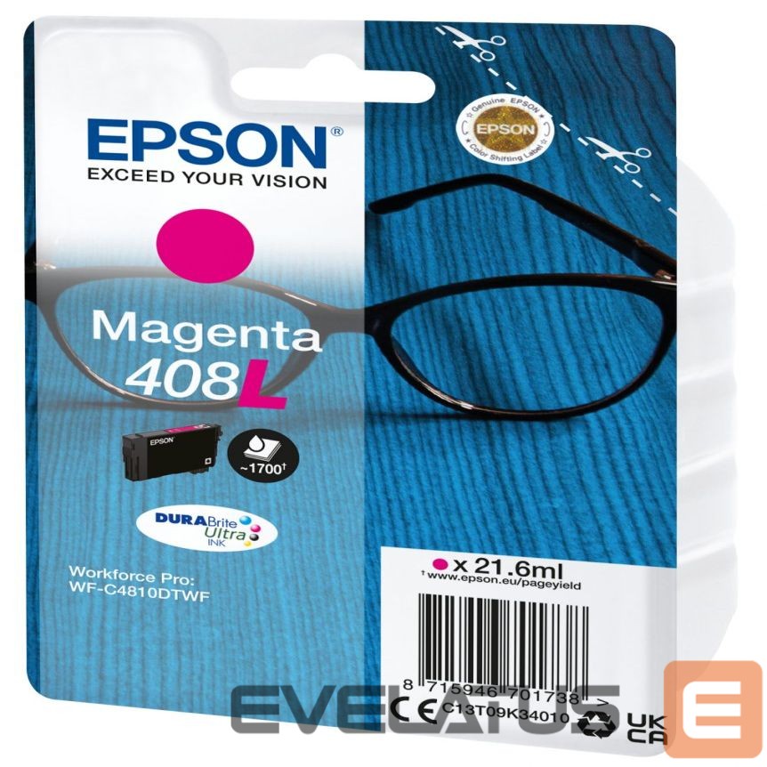 Аксессуары и расходные материалы EPSON DURABrite Ultra 408L Ink cartrige, Magenta