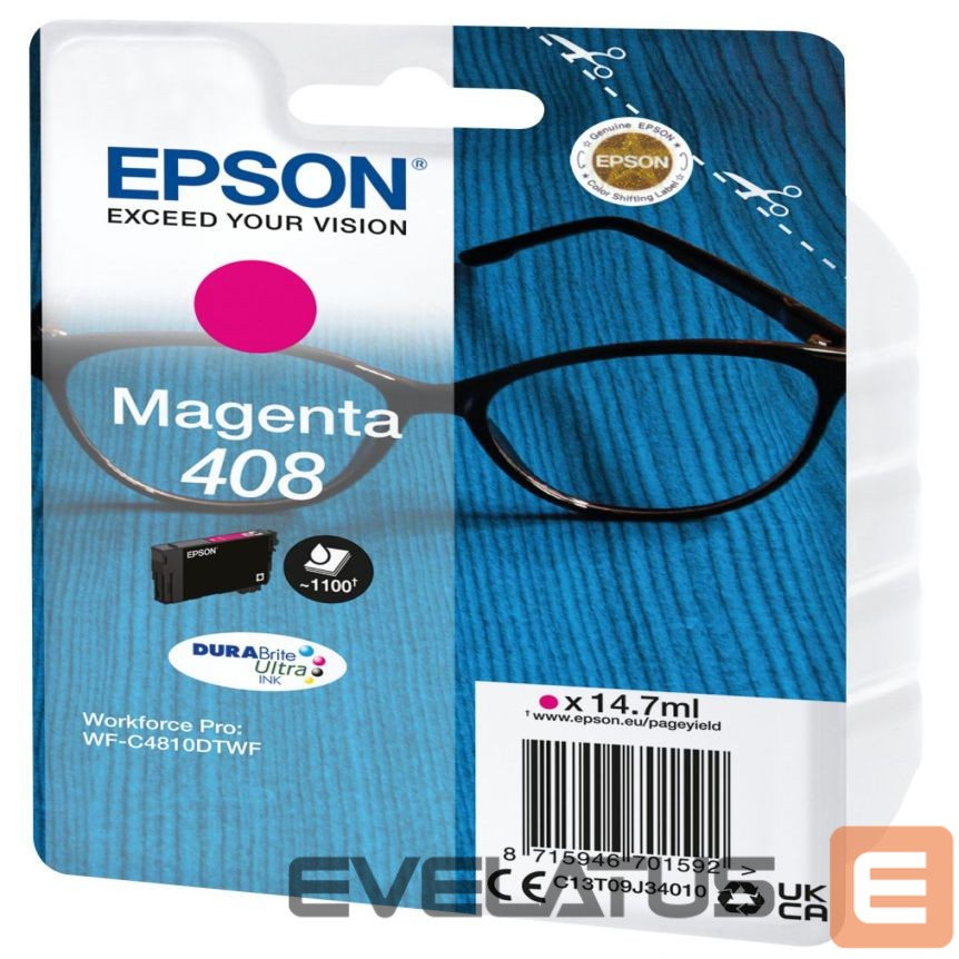Аксессуары и расходные материалы EPSON DURABrite Ultra 408L Ink cartrige, Magenta