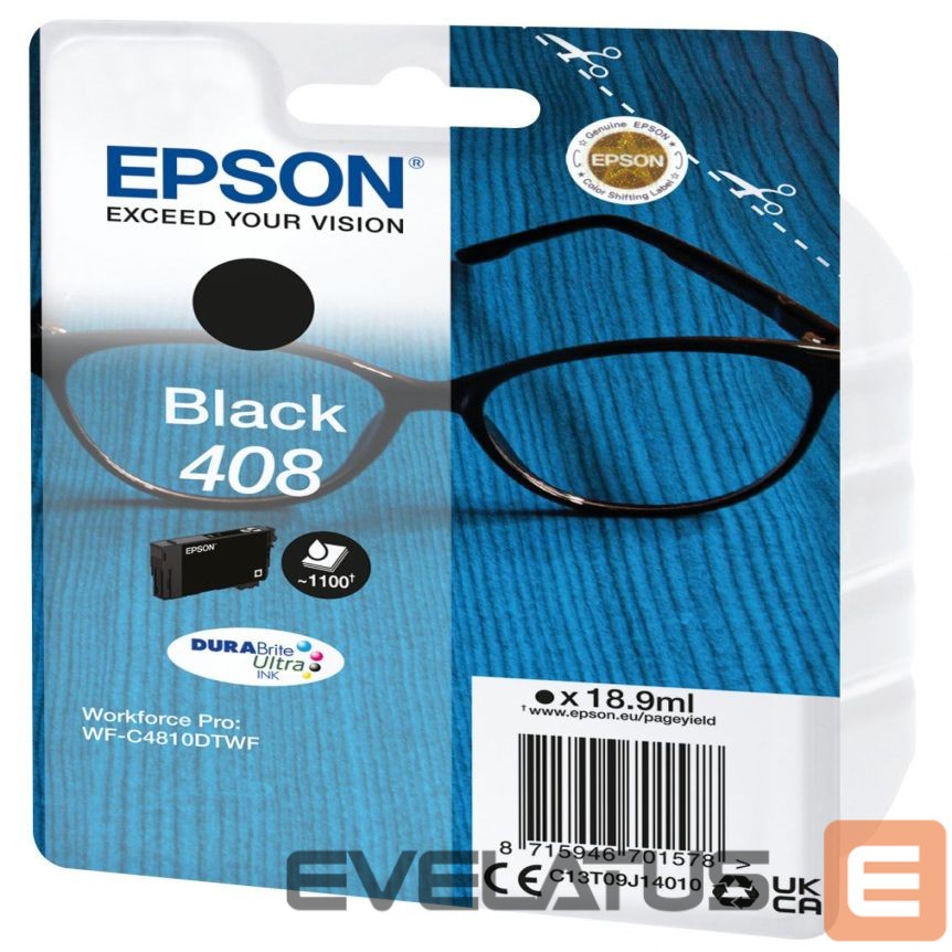 Аксессуары и расходные материалы EPSON DURABrite Ultra 408L Ink cartrige, Black