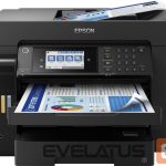 Принтер EPSON  EcoTank L15160 Colour, Inkjet, Multicunctional Printer, A3+, Wi-Fi, Black 