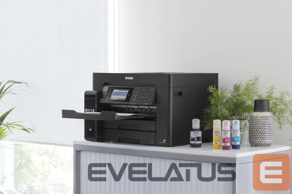 Принтер EPSON EcoTank L15160 Colour, Inkjet, Multicunctional Printer, A3+, Wi-Fi, Black