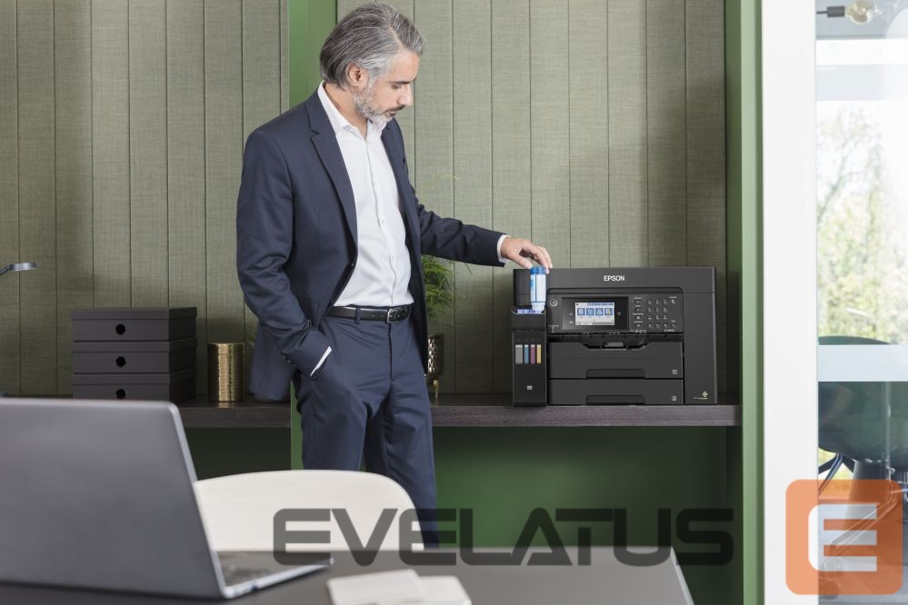 Принтер EPSON EcoTank L15160 Colour, Inkjet, Multicunctional Printer, A3+, Wi-Fi, Black