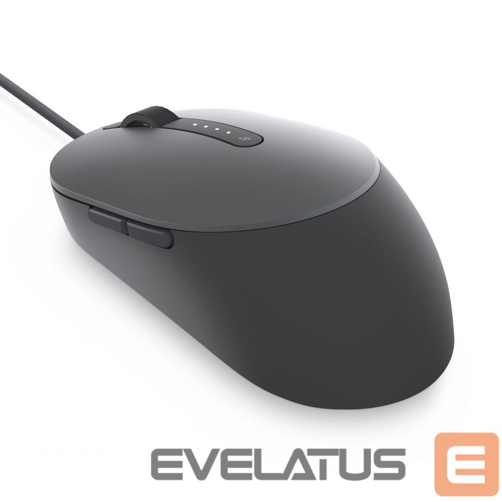 Компьютерная мышь Dell Laser Mouse MS3220 wired, Titan Grey, Wired - USB 2.0