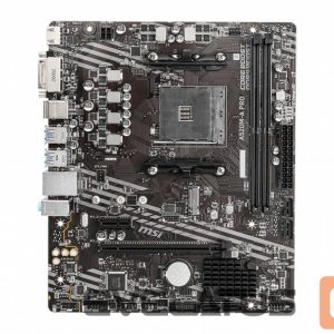 Материнская плата для процессоров Intel MSI  A520M-A PRO Processor family AMD, Processor socket AM4, DDR4, Memory slots 2, Chipset AMD A, Micro ATX 