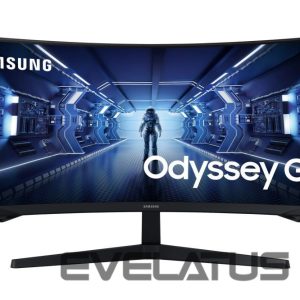Монитор Samsung  Curved Monitor  LC34G55TWWPXEN 34 ", VA, UWQHD, 3440 x 1440, 21:9, 1 ms, 250 cd/m², Black, 165 Hz, HDMI ports quantity 1 