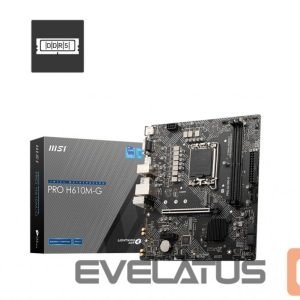 Материнская плата для процессоров Intel MSI  PRO H610M-G 