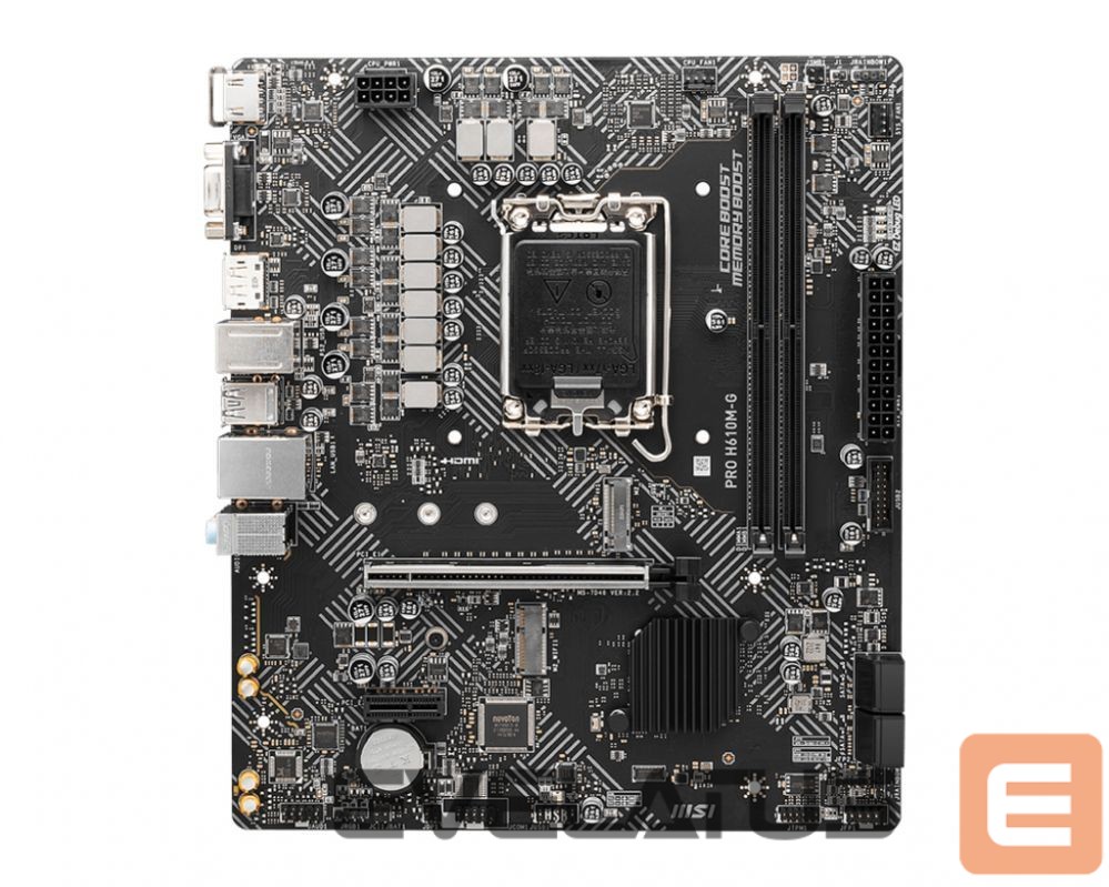 Материнская плата для процессоров Intel MSI PRO H610M-G