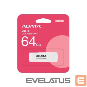 Флеш-накопитель ADATA  UC310 64GB USB Flash Drive, White 