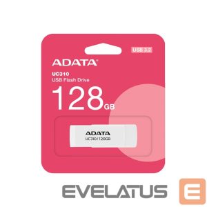 Флеш-накопитель ADATA  UC310 128GB USB Flash Drive, White 