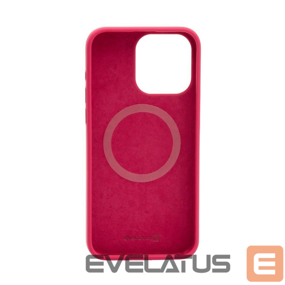 Чехол на заднюю панель Evelatus Apple iPhone 15 Pro Premium Magsafe Soft Touch Silicone Case New Function Rose Red