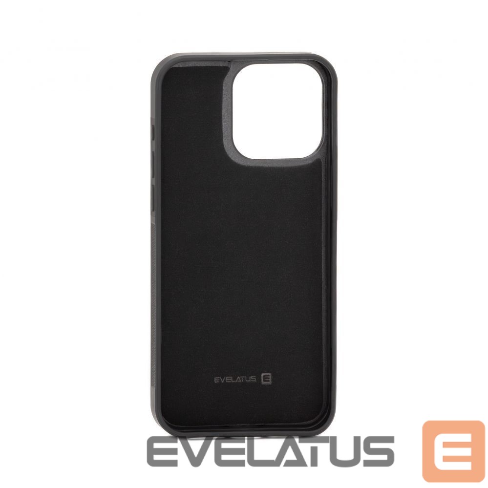 Чехол на заднюю панель Evelatus Apple iPhone 14 Pro Leather Case Zipper Design Flower Black