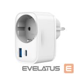 Зарядные устройства и провода Gembird  CHARGER USB UNIVERSAL 20W WHT/2P AC TA-ACPDQC20-01-W 