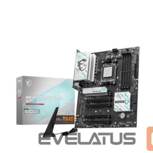 Материнская плата для процессоров AMD MSI  Mainboard||AMD B840|SAM5|ATX|Memory slots 4|5xPCI-Express 16x|2xM.2|1xHDMI|1xAudio-In|1xAudio-Out|1xMicrophone|4xUSB 2.0|3xUSB 3.2|1xUSB-C|1xRJ45|B840GAMINGPLUSWIFI 
