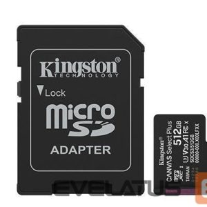 Другой аксессуар для компьютера Kingston  MEMORY MICRO SDXC 512GB UHS-I/W/ADAPTER SDCS3/512GB 