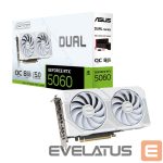 Графическая карта / Видеокарты Asus  Graphics Card||NVIDIA GeForce RTX 5060|8 GB|GDDR7|128 bit|PCIE 5.0 16x|Dual Slot Fansink|DUAL-RTX5060-O8G-WHITE 