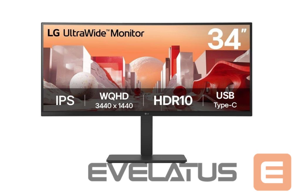 Монитор LG LCD Monitor||34 "|3440 x 1440 pixels|Wide Quad HD|Native aspect ratio 21:9|LCD|Curved|34BA75QE-B