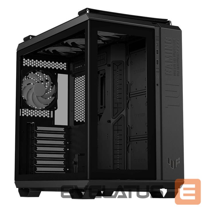 Корпус для компьютера Asus Case||GT502 PLUS/BLK/TG / TUF GAMING|MidiTower|Not included|ATX|MicroATX|MiniITX|Colour Black|GT502PLUS/BLK/TG/TUFGAM