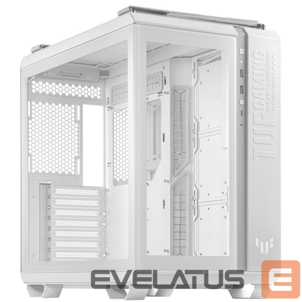 Корпус для компьютера Asus Case||TUF Gaming GT502|MidiTower|Case product features Transparent panel|Not included|ATX|MicroATX|MiniITX|Colour White|GAMGT502PLUS/TGARGBWH