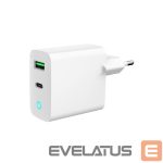 Зарядные устройства и провода Gembird  CHARGER USB 20W 2PORT/TA-UC-PDQC20L-W-01 