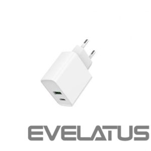 Зарядные устройства и провода Gembird  CHARGER USB UNIVERSAL QC3.0/TA-UC-PDQC20-01-W 