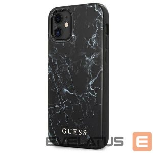 Чехол на заднюю панель Guess  Guess Marble Case for iPhone 12 mini - Black 
