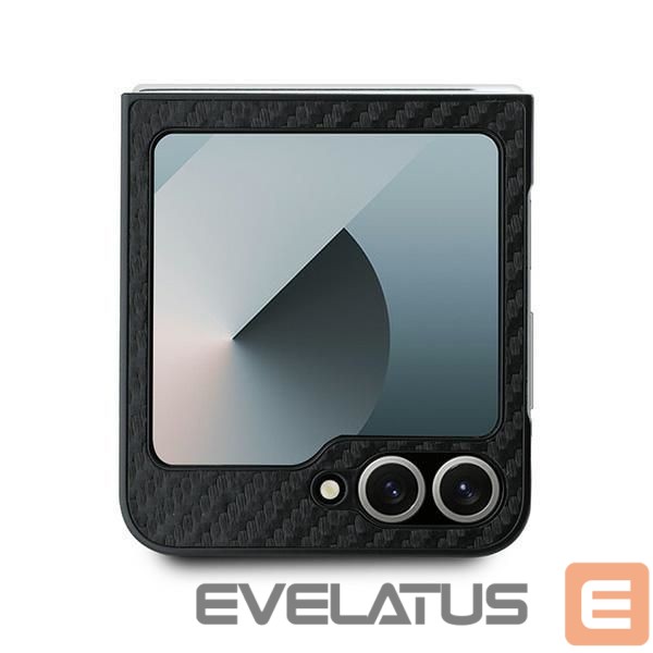 Чехол на заднюю панель BMW BMW Carbon Blue Line Case for Samsung Galaxy Z Flip 6 - Black