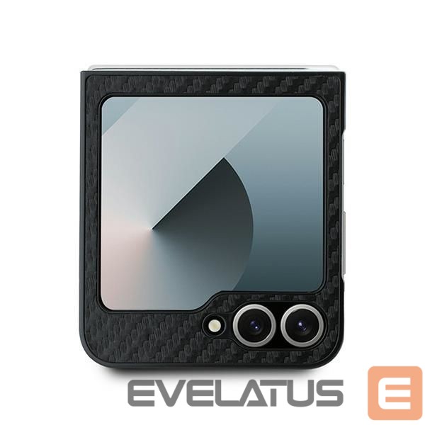 Чехол на заднюю панель BMW BMW Carbon Tricolor Case for Samsung Galaxy Z Flip 6 - Black